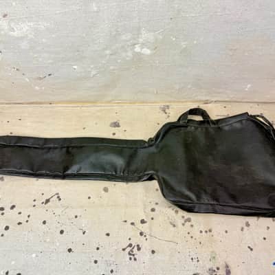 1960's Vintage Black Vinyl Short Scale Bass Guitar Gig Bag Case image 4