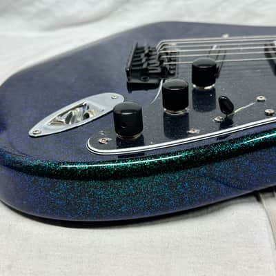 Fender Special Edition FSR Flip Flop Standard Stratocaster Guitar - upgraded! 2004 - Green-Blue image 17