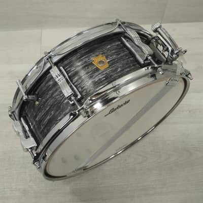 Ludwig 14x5 Legacy Mahogany Jazz Festival Wood Snare Drum - Black Oyster Pearl image 4