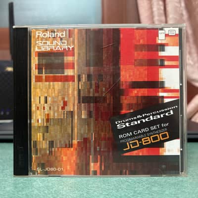Roland SL-JD80-01 Drum & Percussion Standard ROM CARD SET