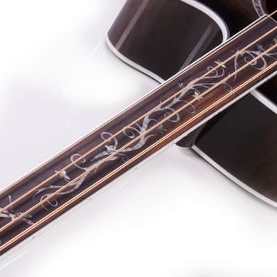 Michael Kelly Dragonfly 4 Fretless Acoustic Bass w/ Smoke Burst Finish MKD4FSBSFR image 10