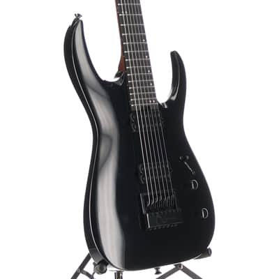 Jackson Pro Series Signature Misha Mansoor Juggernaut ET7, Metallic Black, Plays Great (SR) (11893) image 3