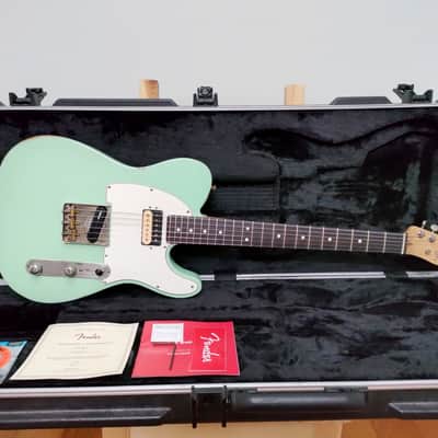 2021 Fender American Performer Telecaster Satin Surf Green RELIC w/GIGBAG image 1