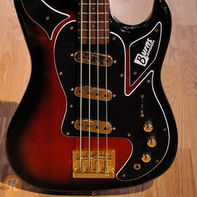 Burns Club Marquee Bass Red Sunburst | Reverb
