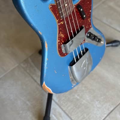 Fender Custom Shop 64 Jazz Bass Guitar Relic 2023 - Lake Placid Blue image 9