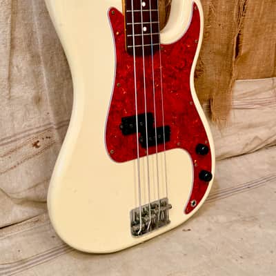 Fender MIJ '62 Reissue Precision Bass (PB62) 1998 - Olympic White image 3