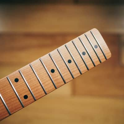 Telecaster Neck – Roasted Maple | 21 Stainless Steel Frets | Nitro Satin Finish | Bone Nut image 8