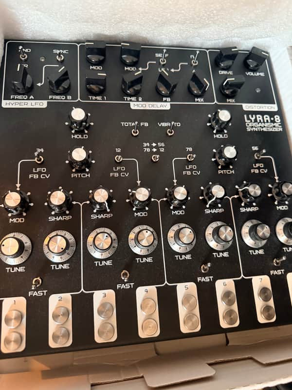 Soma Laboratory Lyra-8 Organismic Synthesizer 2017 - 2020 - Black image 1