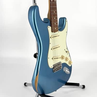 2021 Fender Vintera Road Worn 60’s Stratocaster – Lake Placid Blue image 10