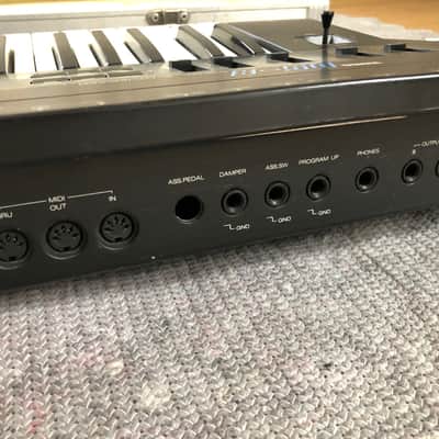 Korg DS8 DS-8 Vintage FM Synthesizer w/case and pedal 1987 Black image 3