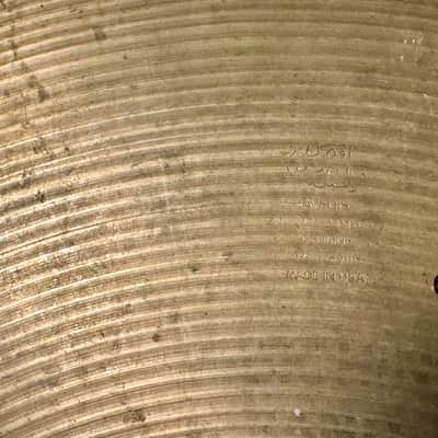 Zildjian 18" Sizzle Ride Cymbal Vintage 60's 70's 2150 Grams Made in USA image 3