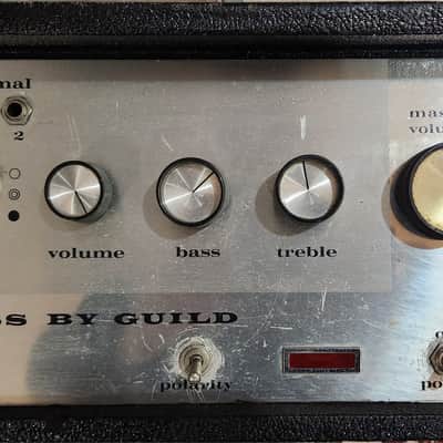 RARE! Guild Thunderbass 60 Guitar/Bass Tube Head 1971 USA image 9