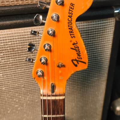 Fender Strat 1972 neck Black Refin non original Body with '68 Fender Custom Shop pick ups Player's grade image 3