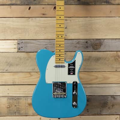 Fender American Professional II Telecaster Electric Guitar Miami Blue w/ Case image 4