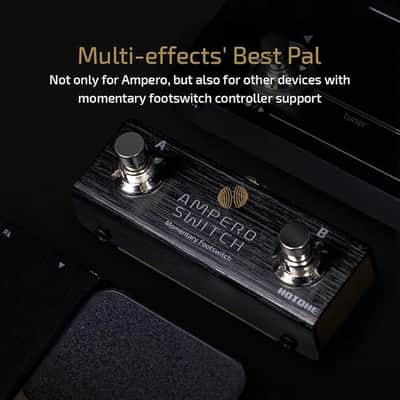 Dual Footswitch Pedal Momentary 2-Way Pedal Foot Switch Controller Ampero Switch 6.35 mm image 2