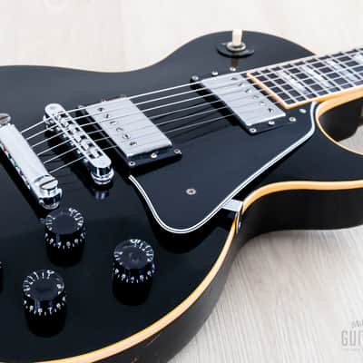 1978 Gibson Les Paul Standard Vintage Guitar Ebony w/ T Tops, Case image 6
