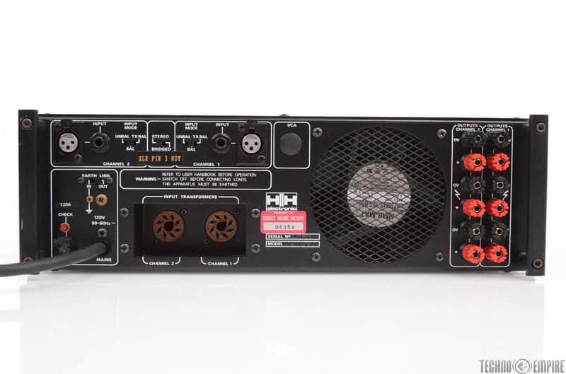 HH Electronic VX-1200 Mos-Fet Power Amplifier Sunset Sound Factory