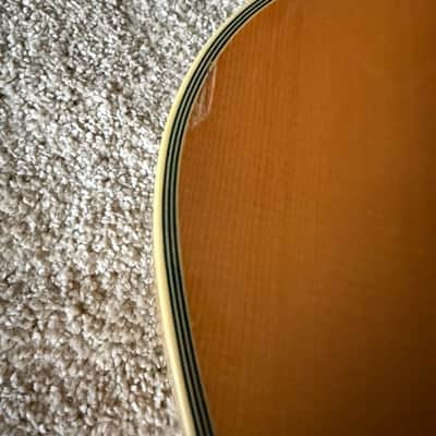 2010 Epiphone EJ-200 Artist Jumbo Acoustic Guitar Natural Finish image 4
