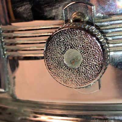 Rogers "Big R" Dyna-Sonic 5x14" Brass Snare Drum 1975 - 1984 - Chrome image 4