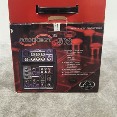 Wharfedale Pro Connect 502 Compact Mixer - 5-Channel Audio Control - Excellent w/ Original Box & Power Supply image 12