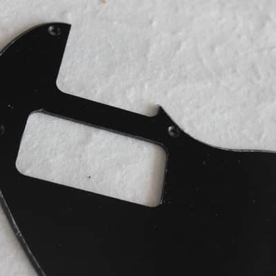 Custom Guitar Pickguard For Tele F Hole Hybrid Convertion TV Jones,1 Ply Black Pickguard image 3
