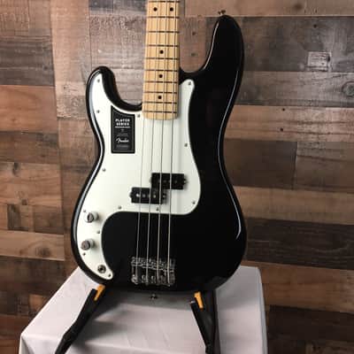 Fender Player Precision Bass LEFTY Black with Maple Fretboard, Free Ship, 433 image 3