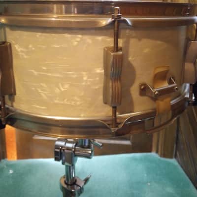 WFL 8 Lug 5.5x14 Snare Drum 1950's - WMP image 7
