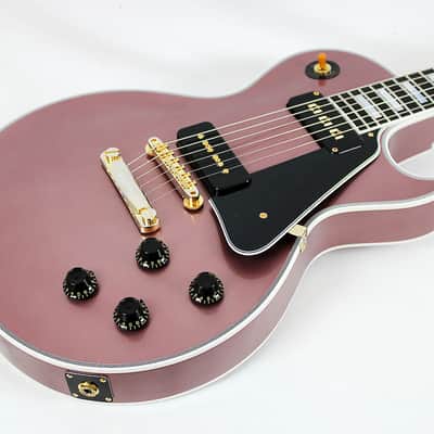 2024 Gibson Custom Shop Made 2 Measure '54 Les Paul Custom Reissue - Heather Mist Poly image 2