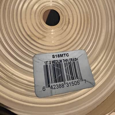 Zildjian 18" S Series Medium Thin Crash Cymbal 2016 - Present - Brilliant image 14