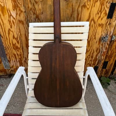 Vintage 1980-1990s Unknown Handmade Classical Acoustic Guitar Excellent Condition Lovely Shape Chunky Neck Clear Tone Finest Woods Ladder Braces WOW Original On par With Yamaha Yairi Washburn Alvarez Guild image 20