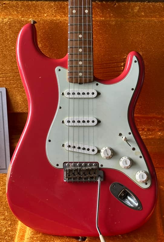 Fender Stratocaster 1962 Relic Fiesta Red Custom Shop image 1