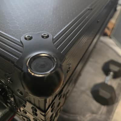 Pioneer DJ DDJ-REV7 + Heavy-Duty Flight Case Bundle with gliding laptop shelf and built in wheels. image 4