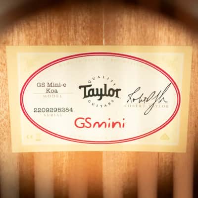 Taylor GS Mini-e Koa Left-Handed Acoustic/Electric Guitar with Gig Bag image 14