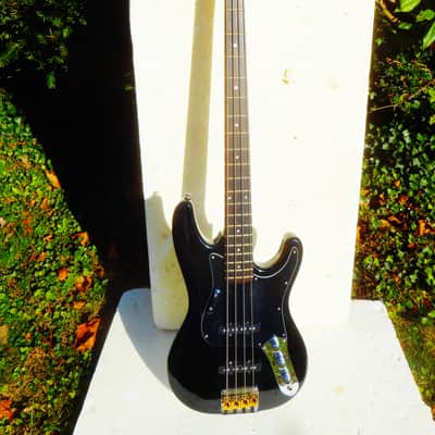 Gibson Epiphone Jazz Bass Guitar, 1993,  Black,  Very Clean image 1