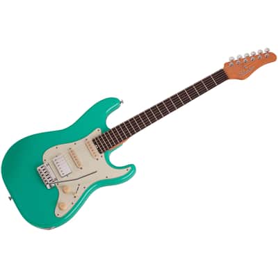 Nick Johnston Signature Micros HSS Atomic Green Schecter image 1