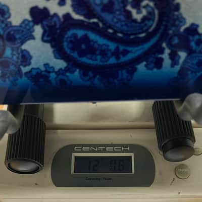 Forrest Double Neck Electric 12/6 with B bender 6/12 2000 Paisley Blue with case! image 15