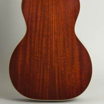 National  El Trovador Baritone Resophonic Electric Guitar (2009), ser. #15563, original black hard shell case. image 4