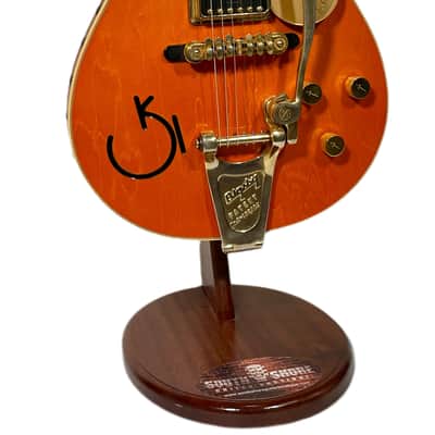 Gretsch Roundup 6121 2006 Orange w/ leather trim & upgraded TV Jones Filtertrons + Extra Bigsby Arm image 4