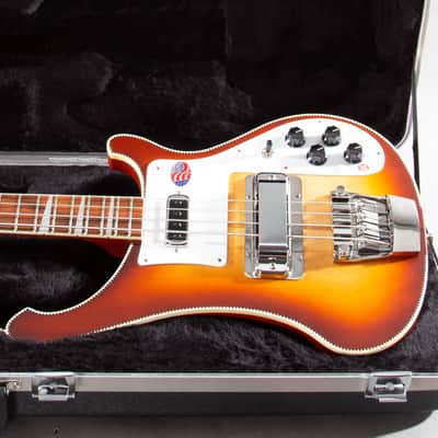 2023 Rickenbacker 4003 Satin Autumnglo | Checkerboard Binding | OHSC | Rare image 1