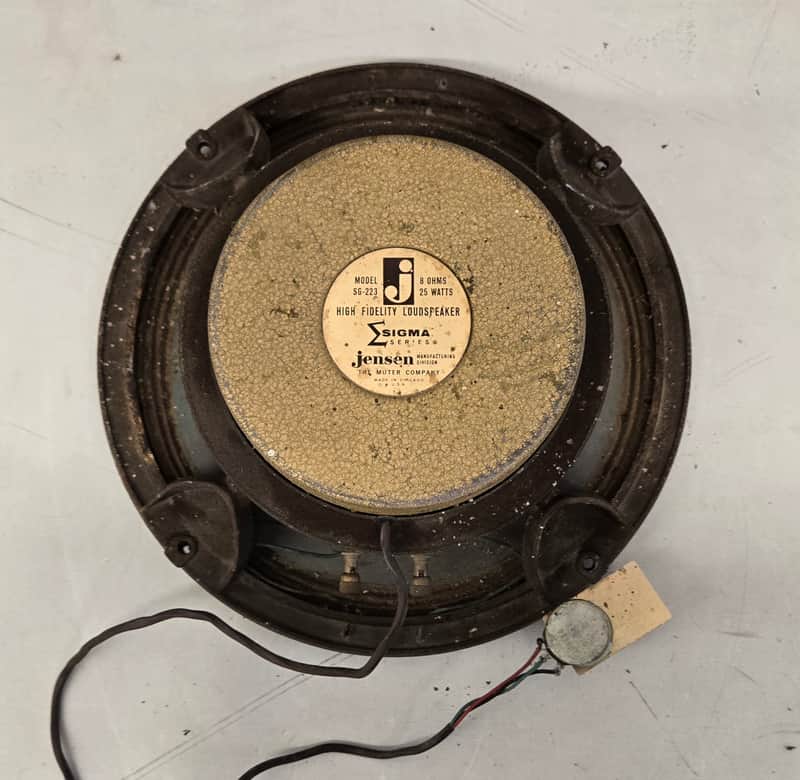 Vintage Jensen SG-223 Sigma High Fidelity 12'" Loudspeaker Tested image 1