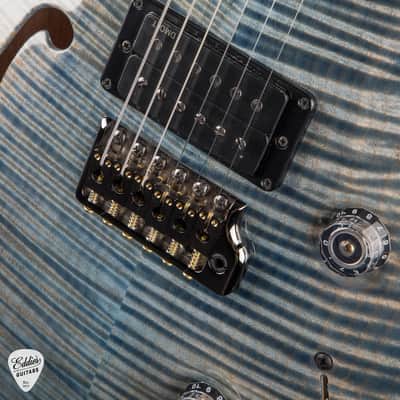 PRS Limited Edition Custom 24 Semi-Hollow - Faded Indigo #425526 image 14