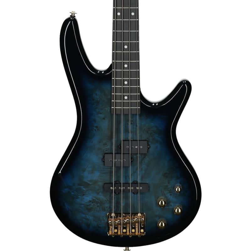 Ibanez GSR200PC Gio SR 4-String P/J Bass - Transparent Marine Burst image 1