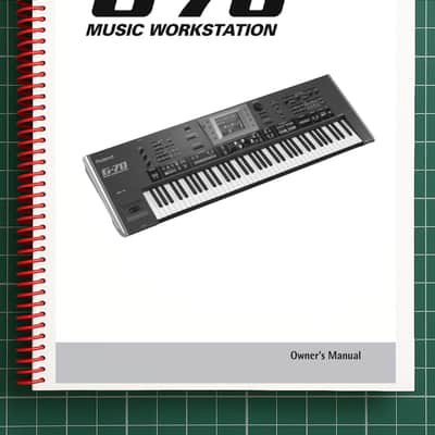 Roland G-70 — 3 in 1 Owners Manual User Instructions — 321 Pages — USA Made image 1