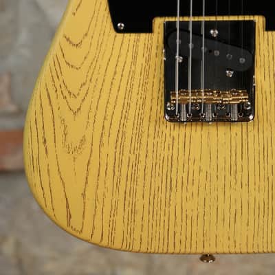 TOM ANDERSON T-Icon SS - Swamp Ash Body & Caramel Maple Neck - Satin Organic Grain Butterscotch image 4