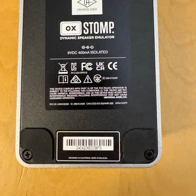 Universal Audio OX Stomp Dynamic Speaker Emulator 2023 - Present - Silver image 10