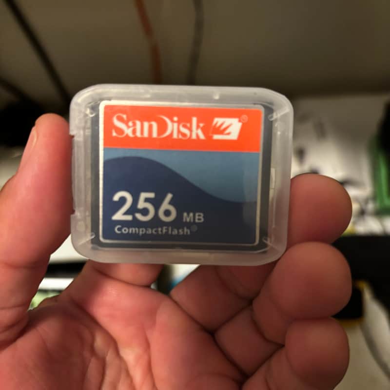 SANDISK Flash compact memory card 256 MB Mid 1990s image 1