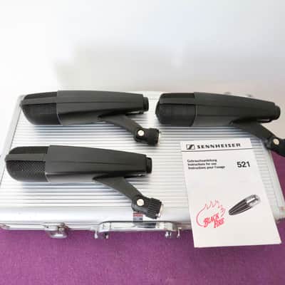 3 x Sennheiser BF521 Black Fire Cardioid Dynamic Microphones image 2