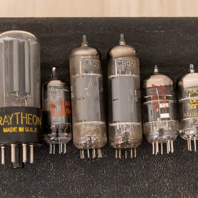 1966 Harmony H415 Valco-Made Vintage 2x12 Tube Amp w/ Tremolo & Oxford Speakers, Serviced image 17