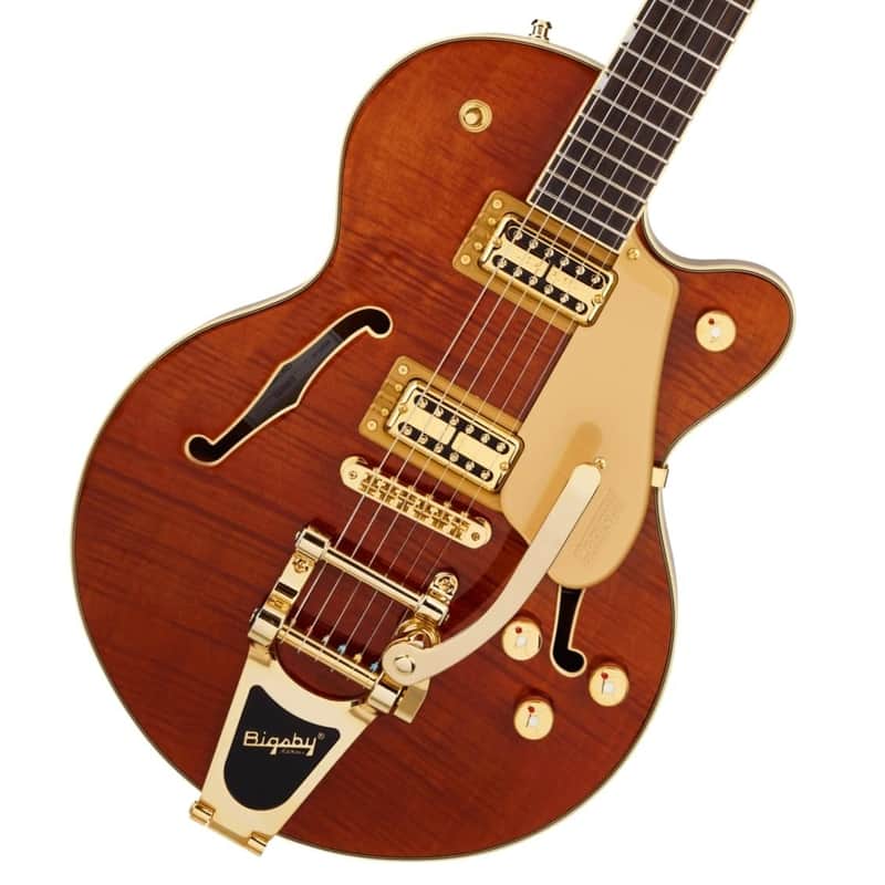 Mint Gretsch LTD Broadkaster Jr. Semi-hollowbody Electric Guitar - Roundup Orange Stain image 1