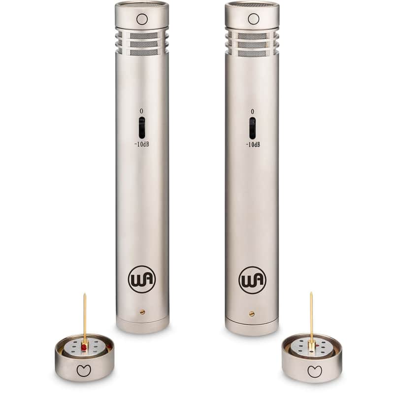 Warm Audio WA-84 Omni Small Diaphragm Cardioid Condenser Microphone Stereo Pair with Omnidirectional Capsules image 1